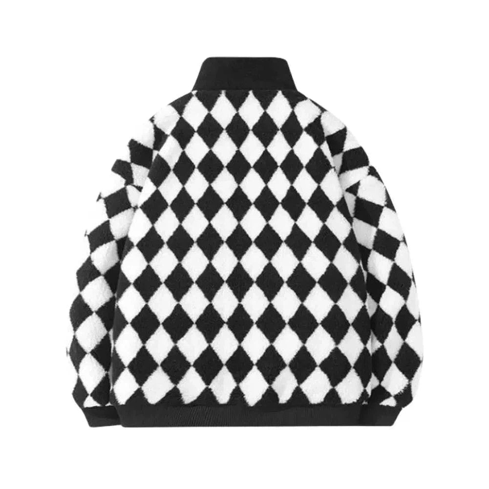 Maria: Autumn Winter Mens Fleece Jackets Streetwear Casual Harajuku Men Jacket Hip Hop Fashion Bomber Coat Tops Outwear Male Overcoat