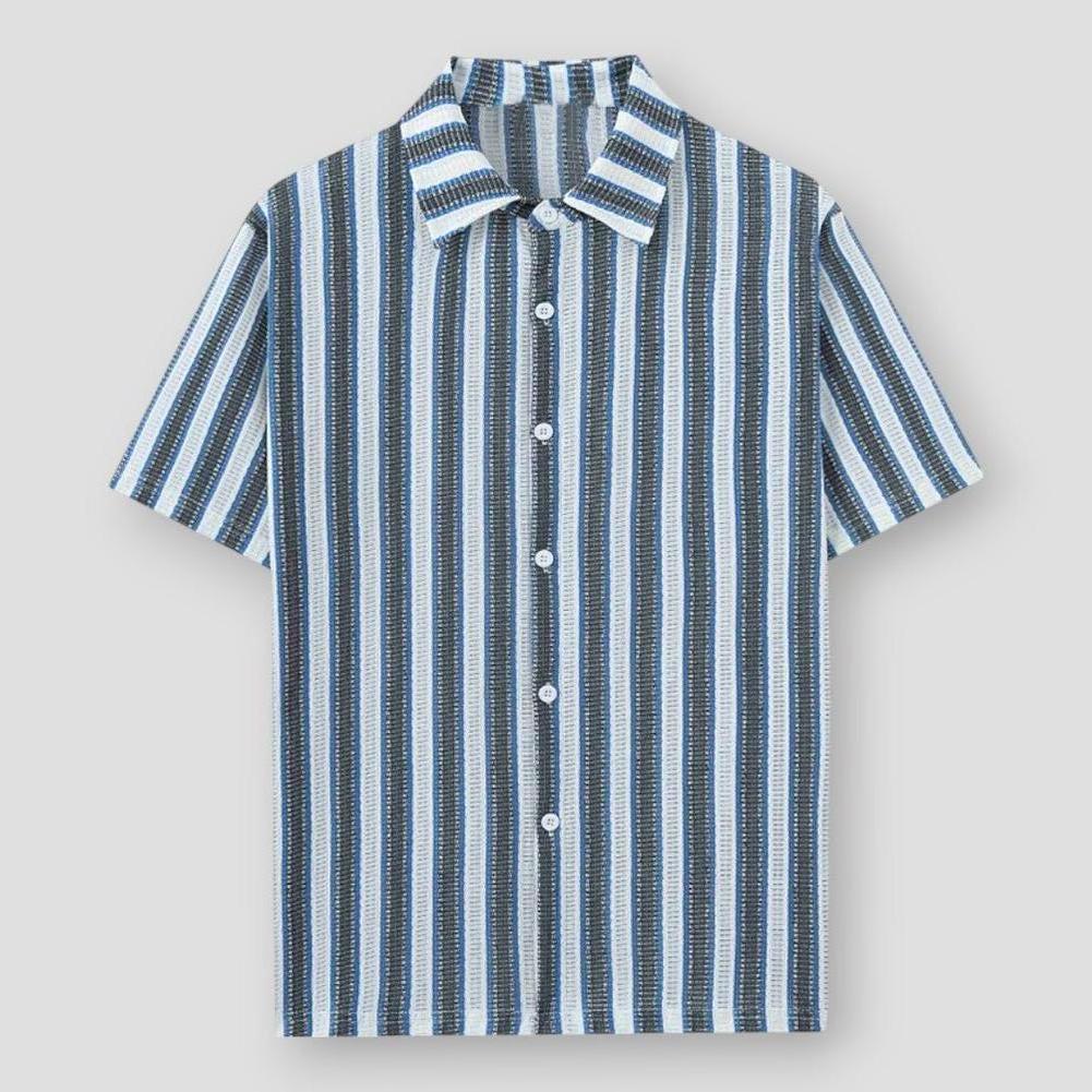 Sky Madrid Albany Striped Polo Shirt