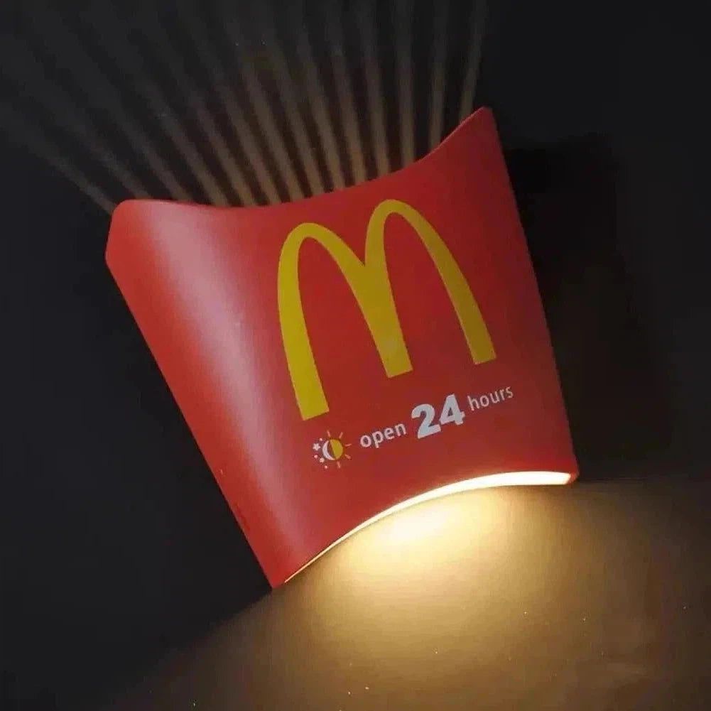 Golden Arches Parody French Fire Lamp