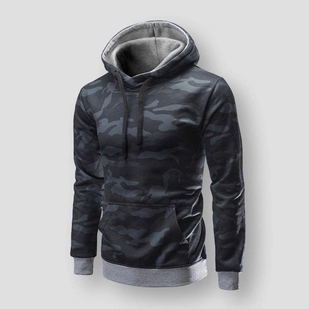 North Royal Camouflage Hooded Sweater