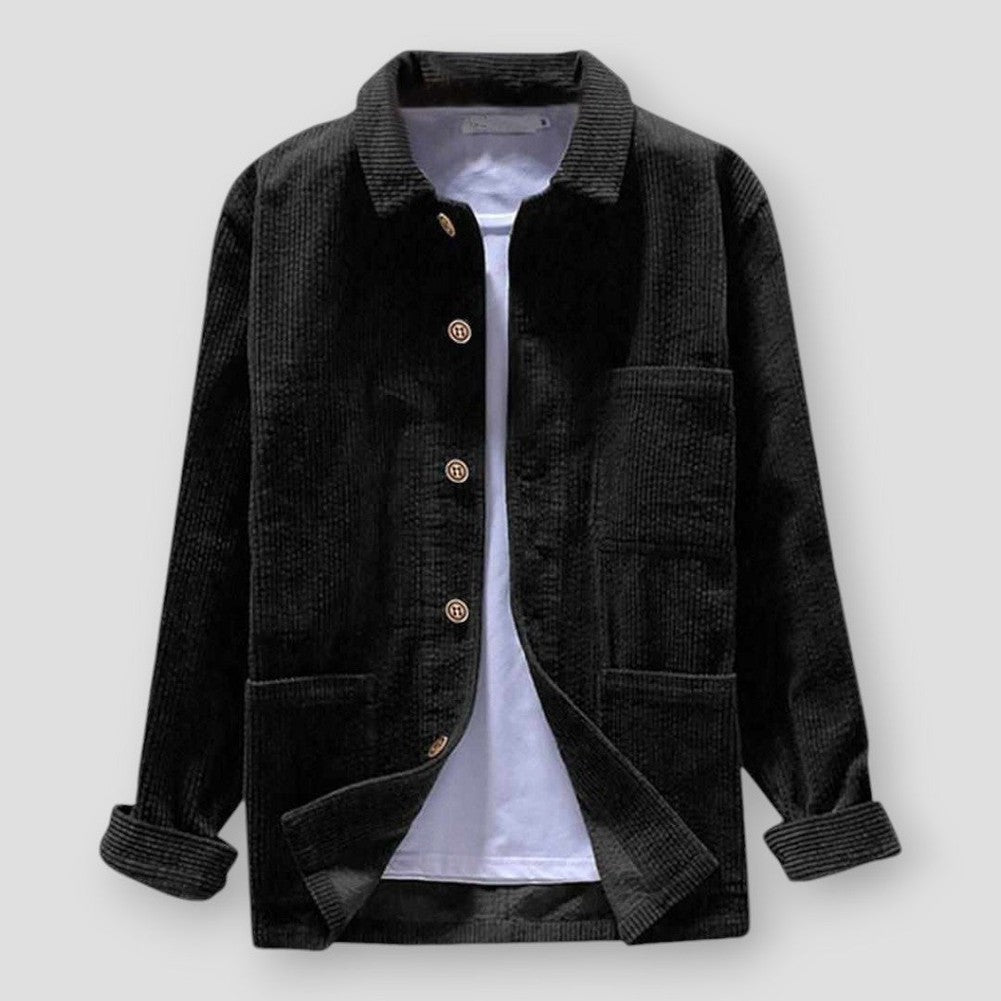 North Royal Casual Corduroy Long-Sleeve Shirt