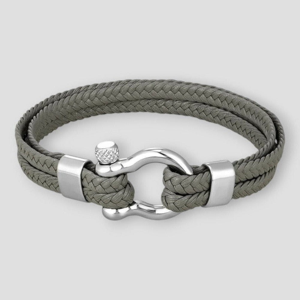 North Royal Dallas Rope Leather Bracelet