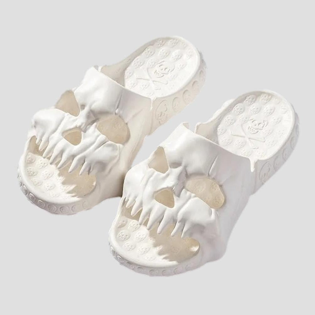 North Royal Draven Skull Slippers