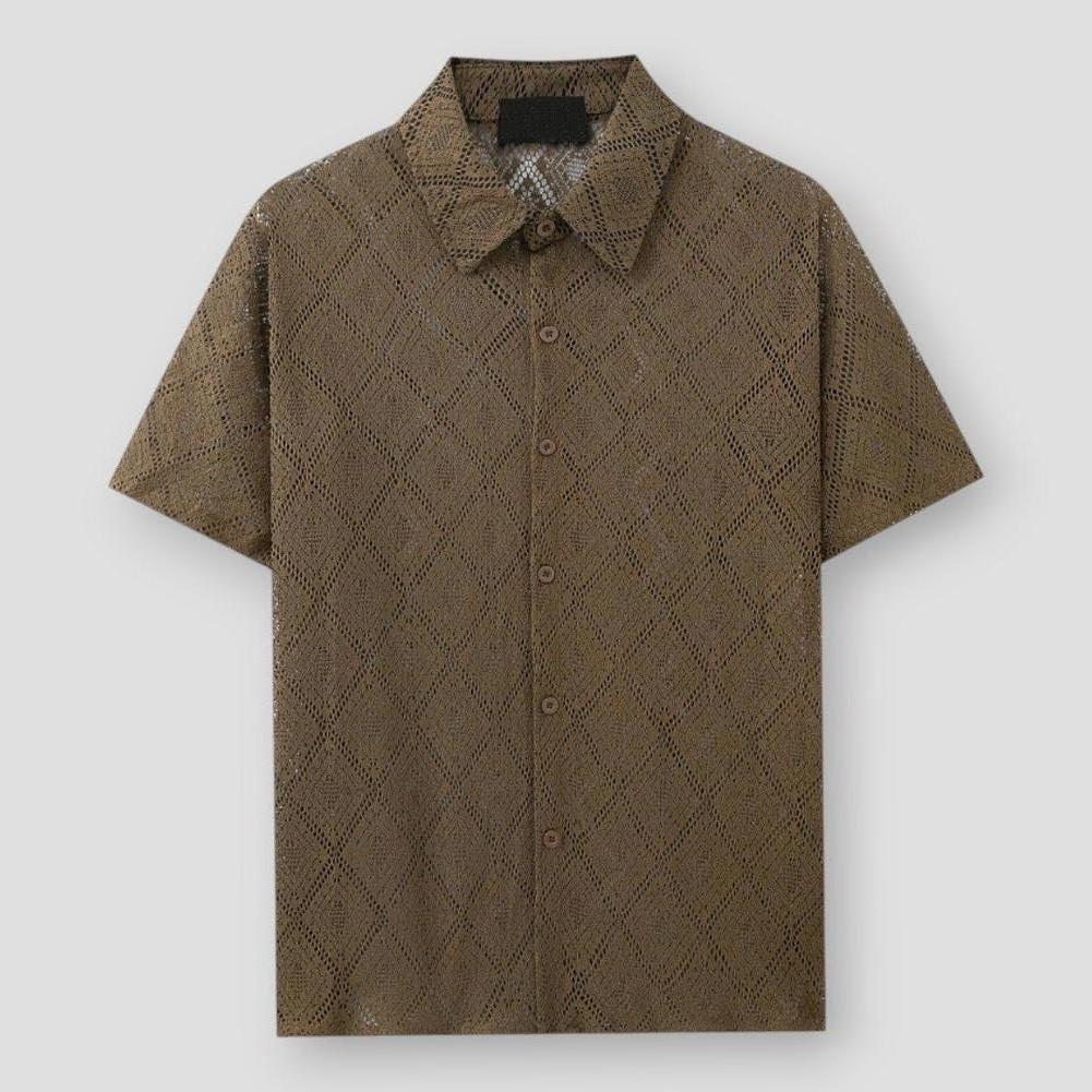 North Royal Ely Hollow Lace Polo Shirt