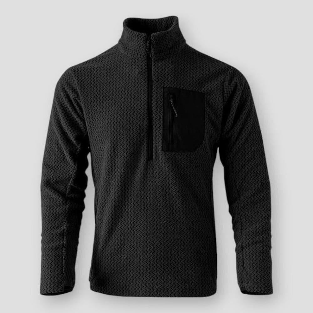 North Royal Flint Half-Zip Fleece Sweater