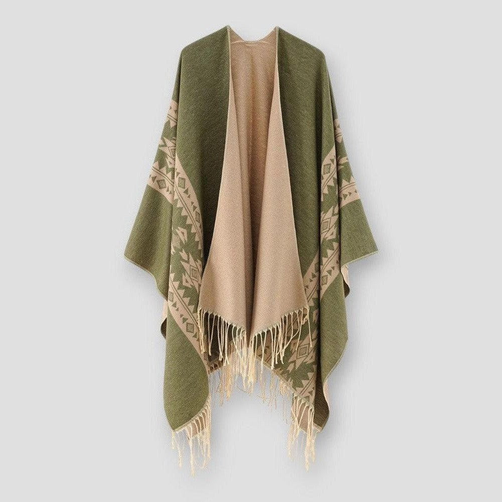 North Royal Merced Tassel Poncho
