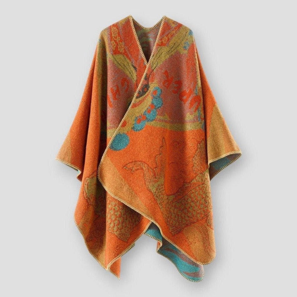 North Royal Moline V-Neck Shawl