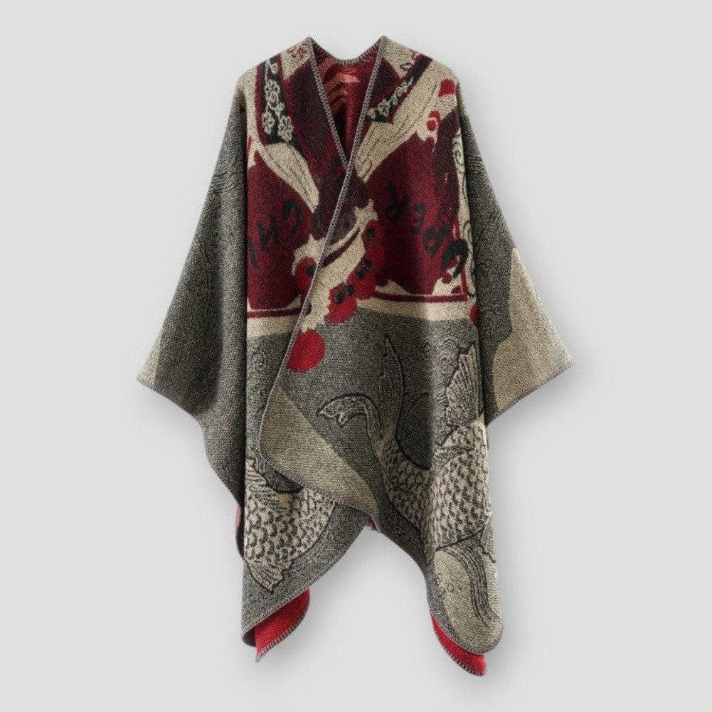 North Royal Moline V-Neck Shawl