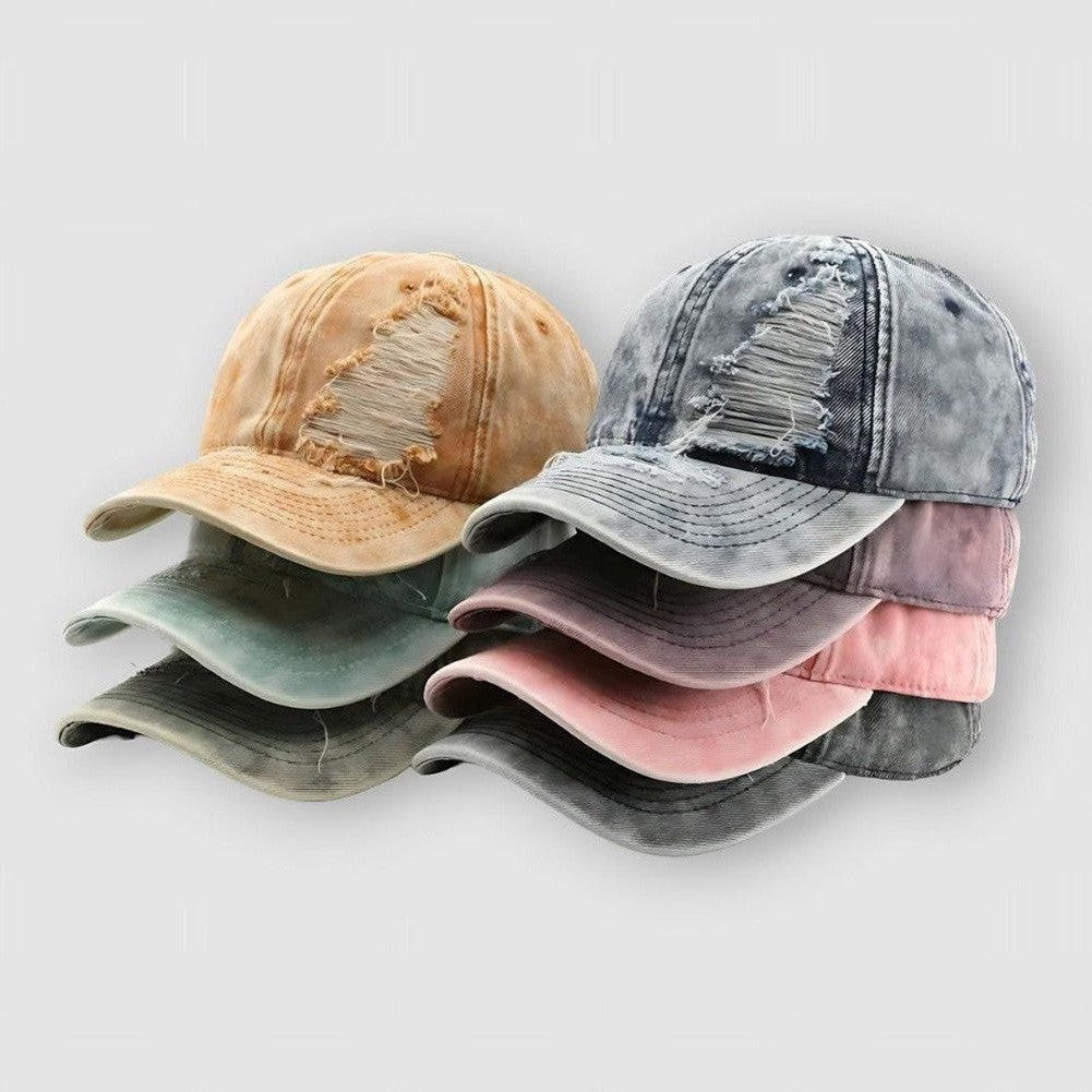 North Royal Norwalk Ripped Denim Cap