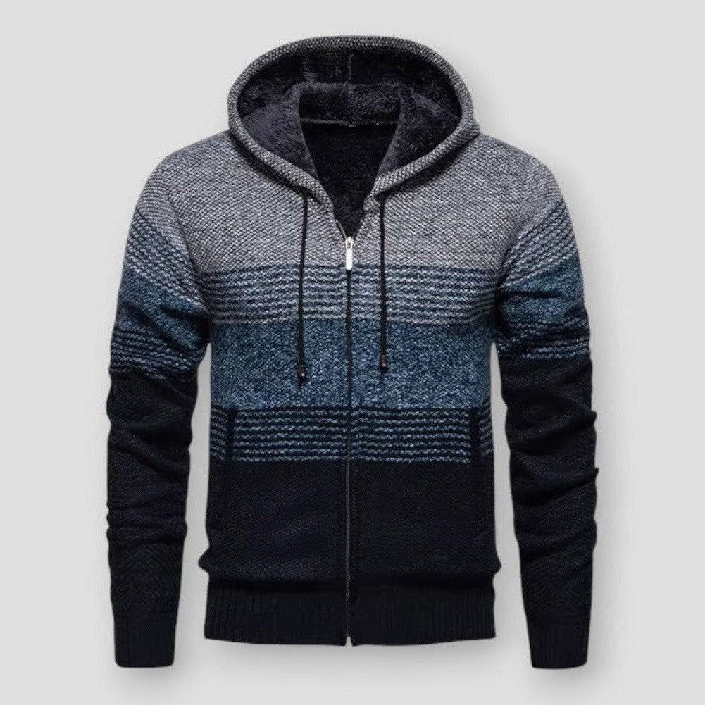 North Royal Rogers Hooded Knitted Sweater