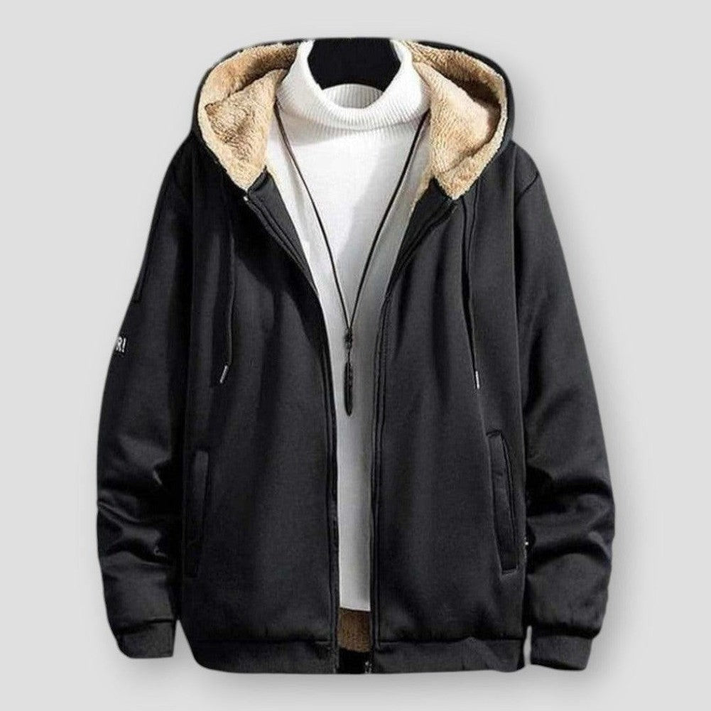 North Royal Wool Zipper Hoodie