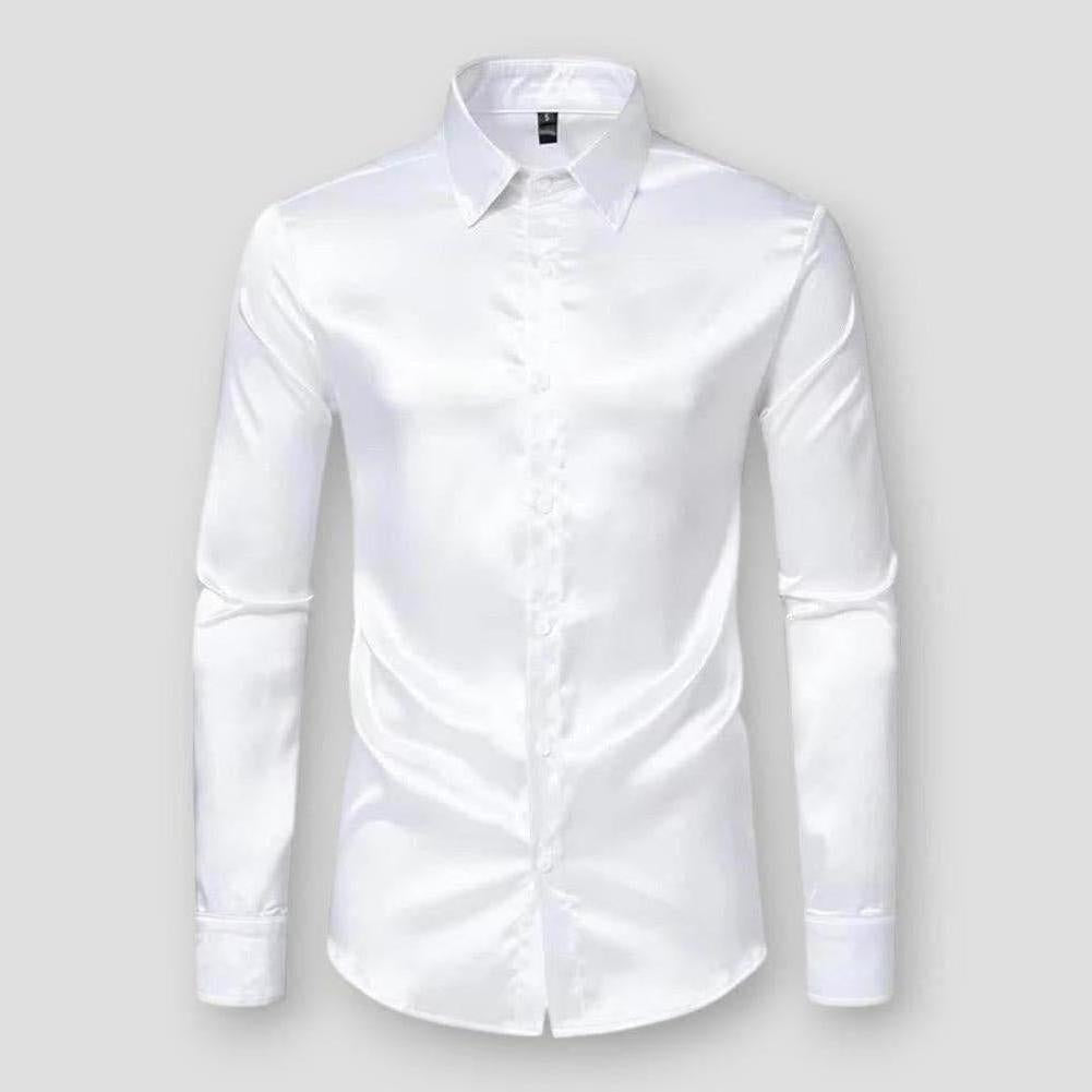 Saint Morris Anderson Satin Tuxedo Long Sleeve