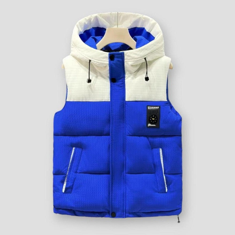 Saint Morris Berlin Sleeveless Hooded Vest