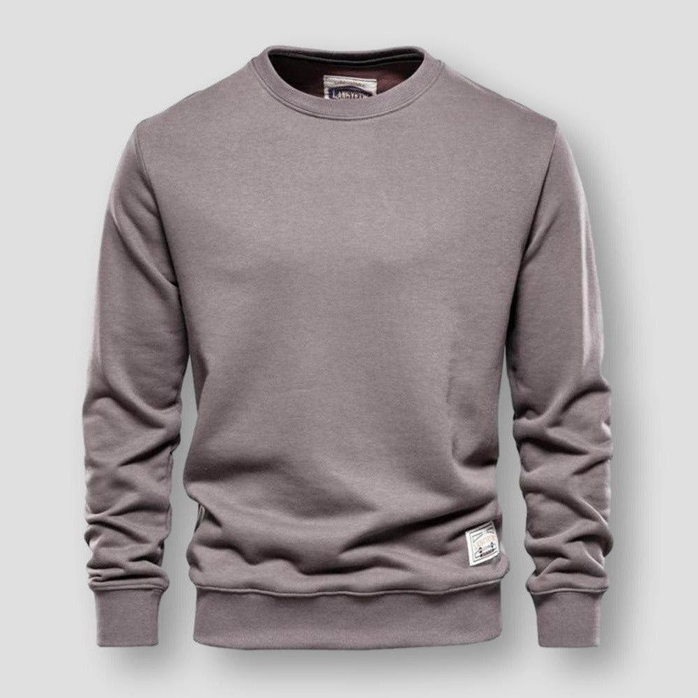 Saint Morris Cotton Crewneck Sweater