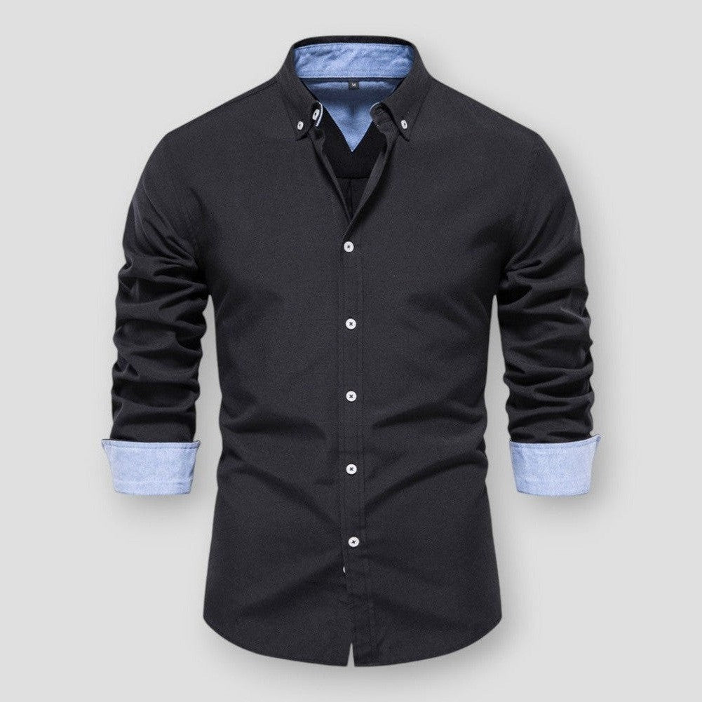 Saint Morris Denton Long Sleeve Polo