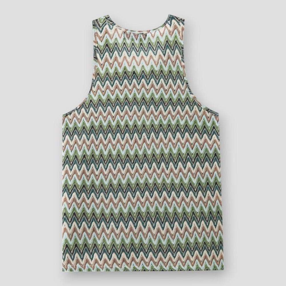 Saint Morris Easton Wave Color Tank Top