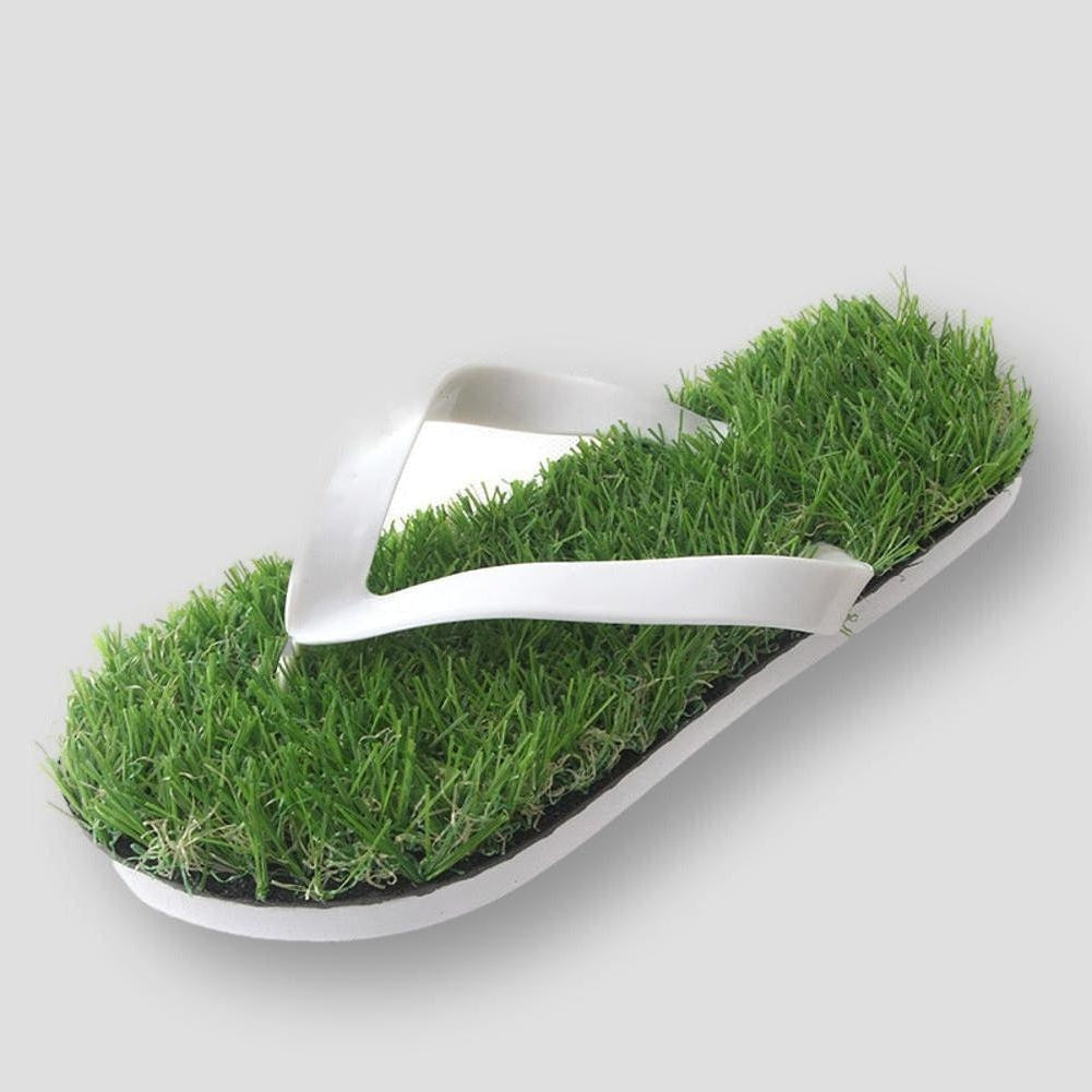 Saint Morris Grass Flip Flops