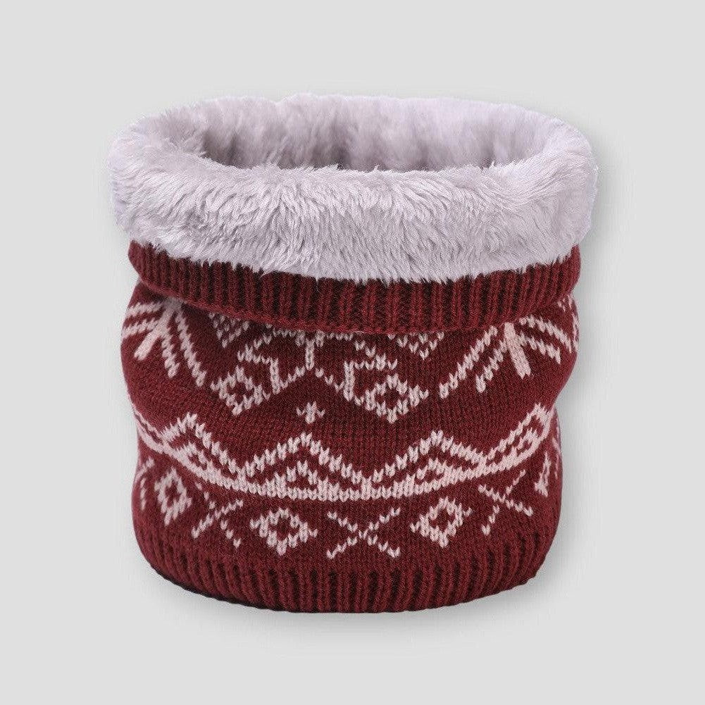 Saint Morris Hazleton Knitted Wool Neck Scarf