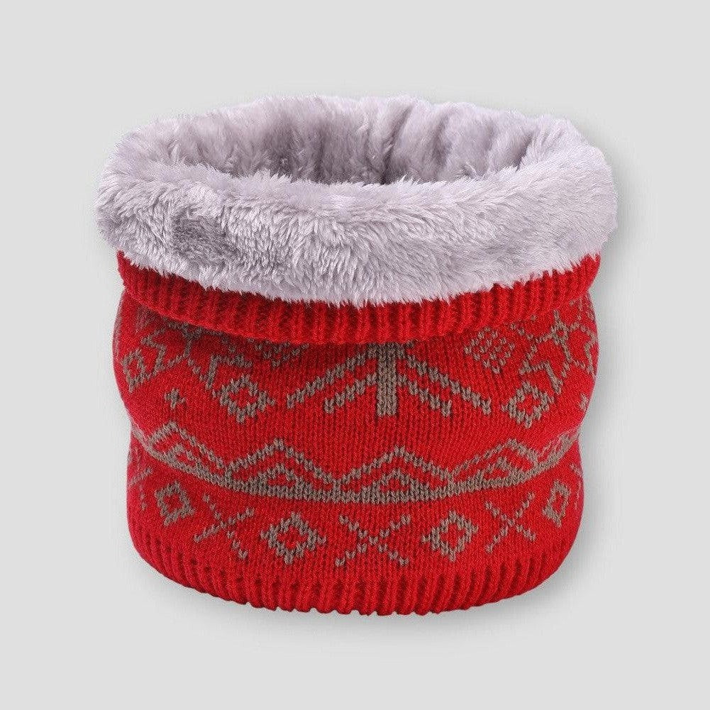 Saint Morris Hazleton Knitted Wool Neck Scarf