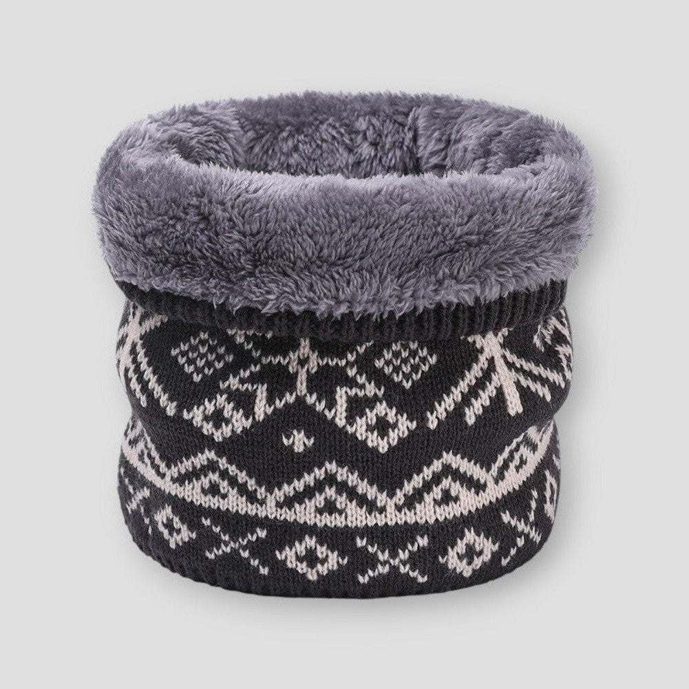 Saint Morris Hazleton Knitted Wool Neck Scarf
