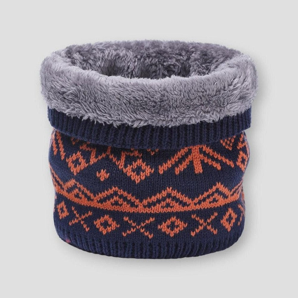 Saint Morris Hazleton Knitted Wool Neck Scarf