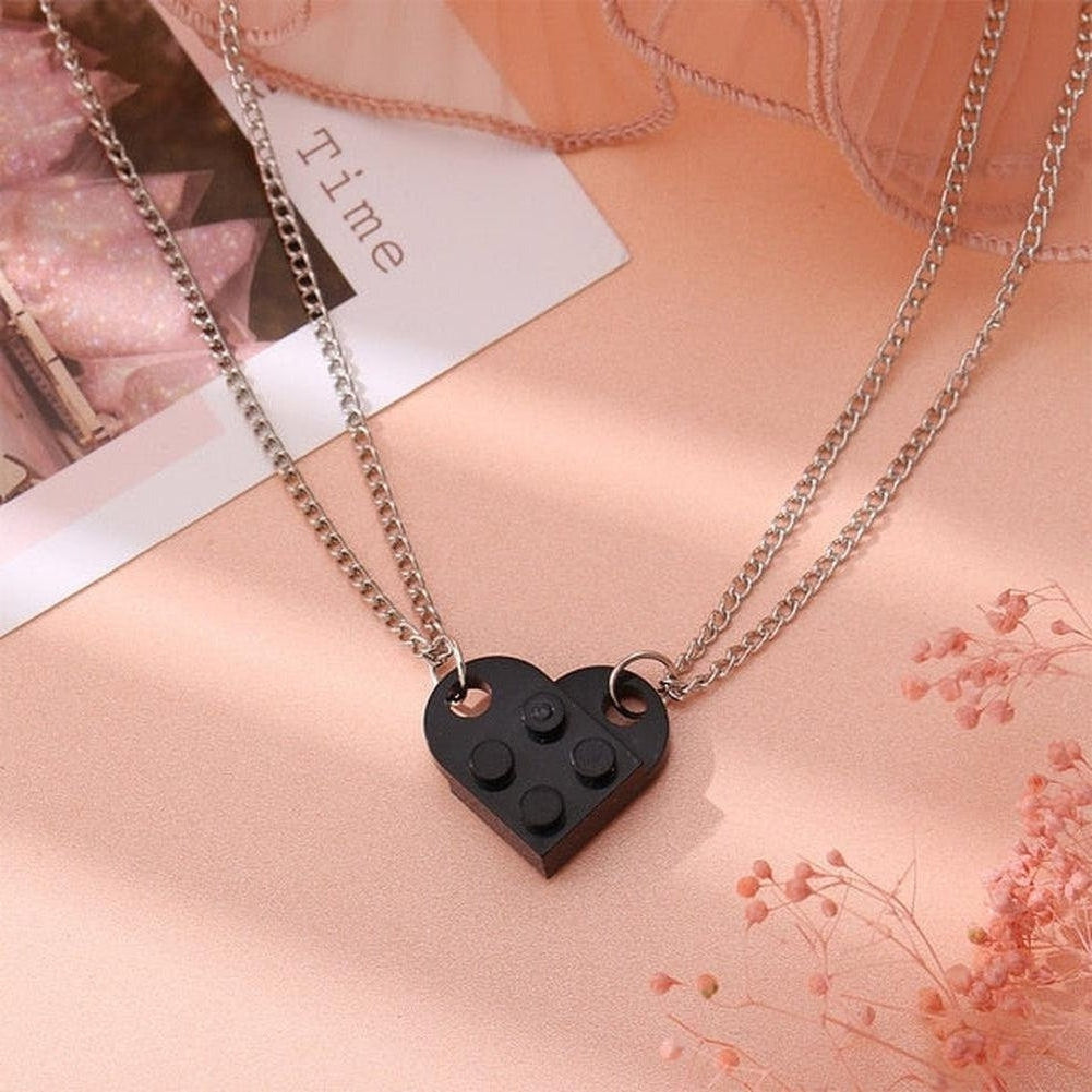 Saint Morris Heart Brick Necklace