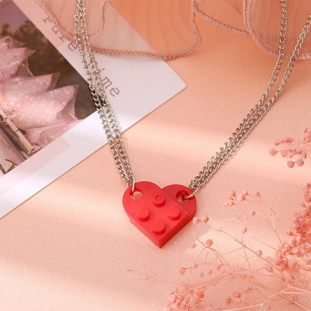Saint Morris Heart Brick Necklace
