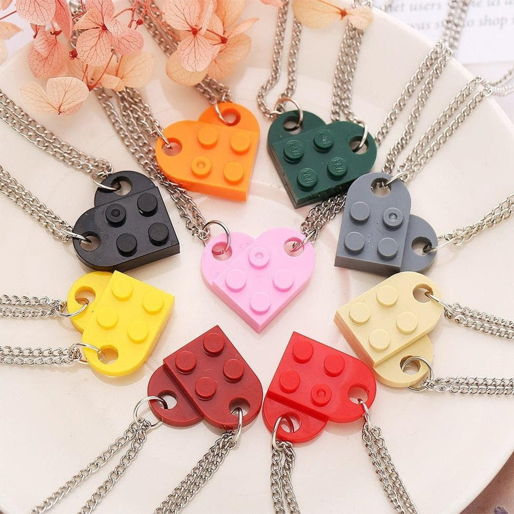 Saint Morris Heart Brick Necklace