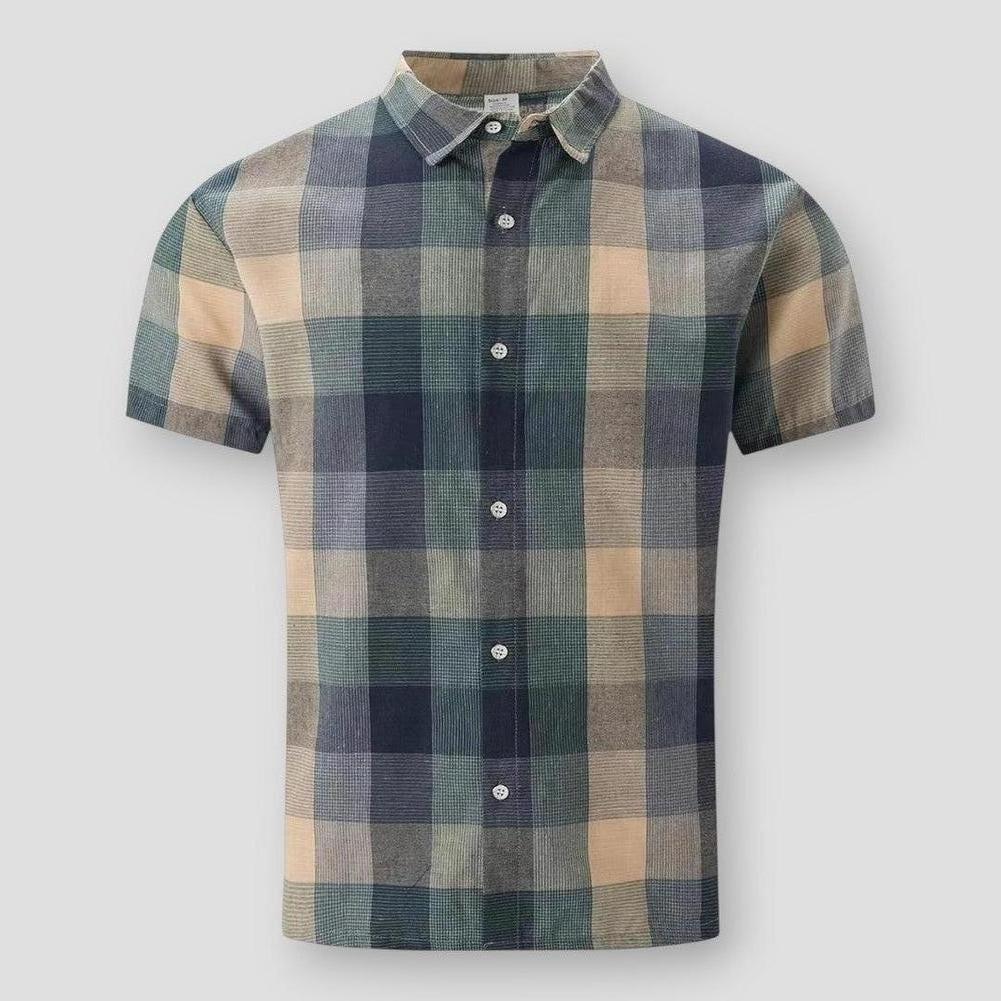 Saint Morris Hobart Plaid Short Sleeve Shirt