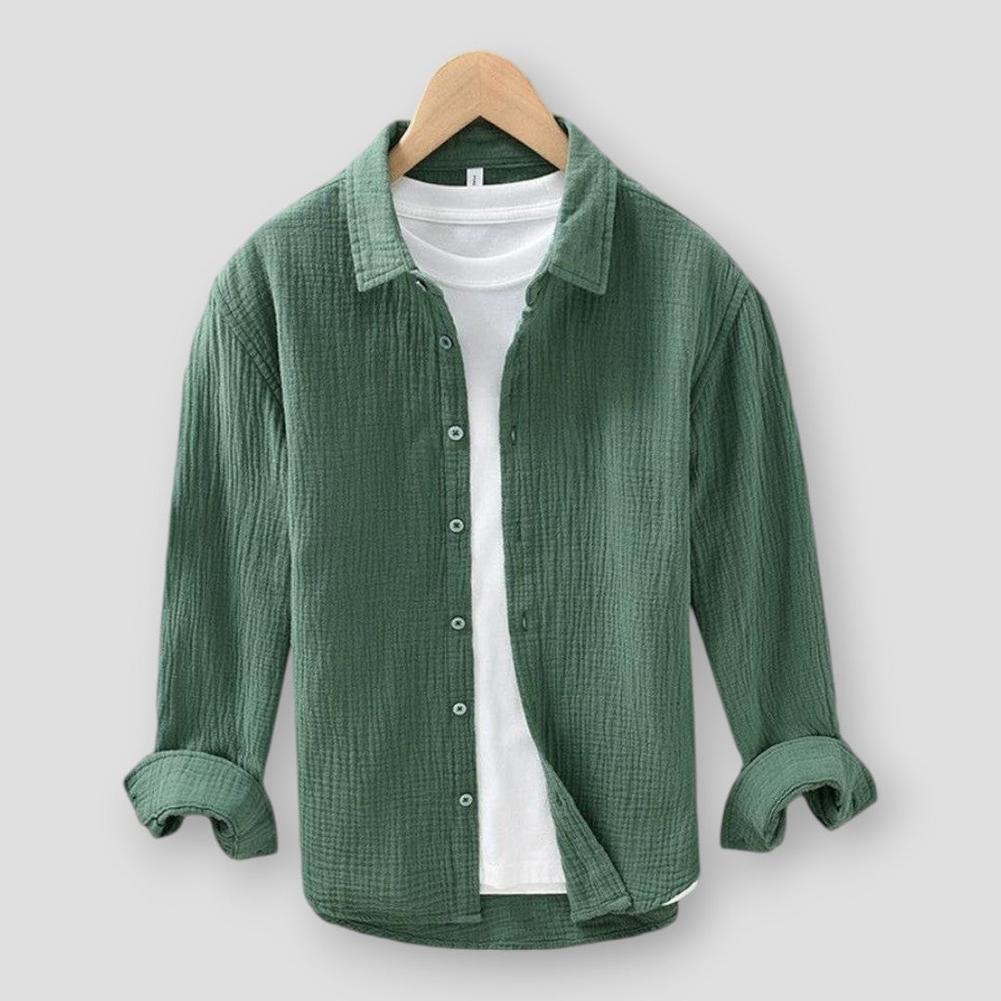 Saint Morris Homer Crinkled Shirt