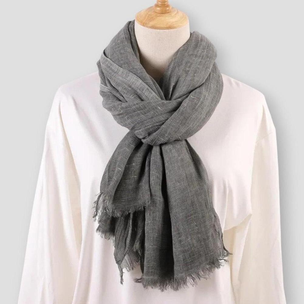 Saint Morris Lander Cotton Linen Scarf