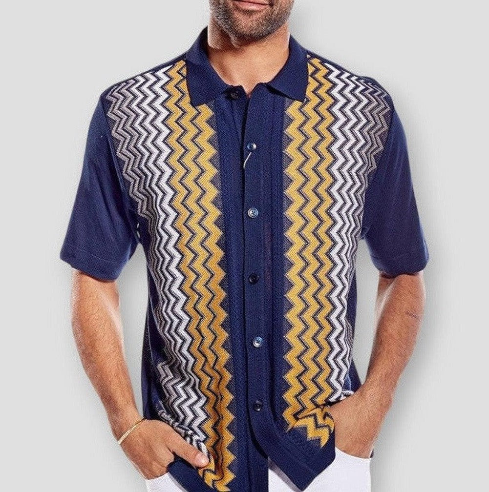 Saint Morris Layton Knitted Polo Shirt