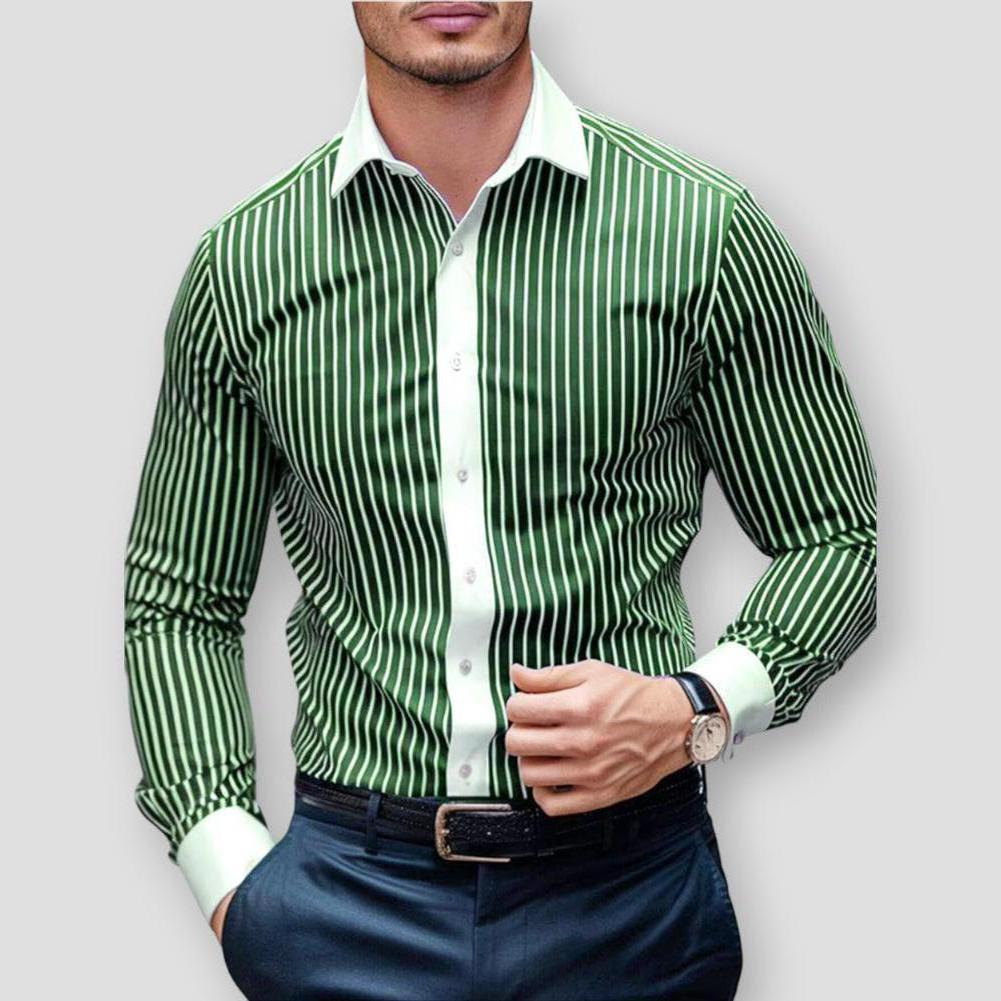 Saint Morris Layton Striped Long Sleeve