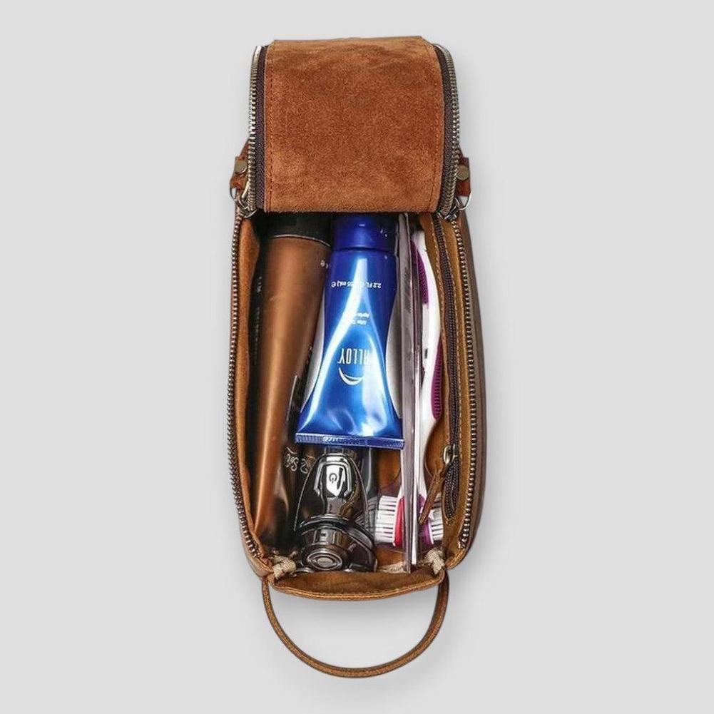Saint Morris Leather Toiletry Bag