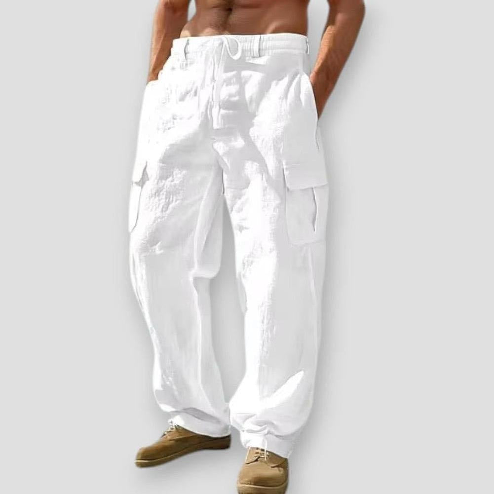Saint Morris Lowell Linen Pants