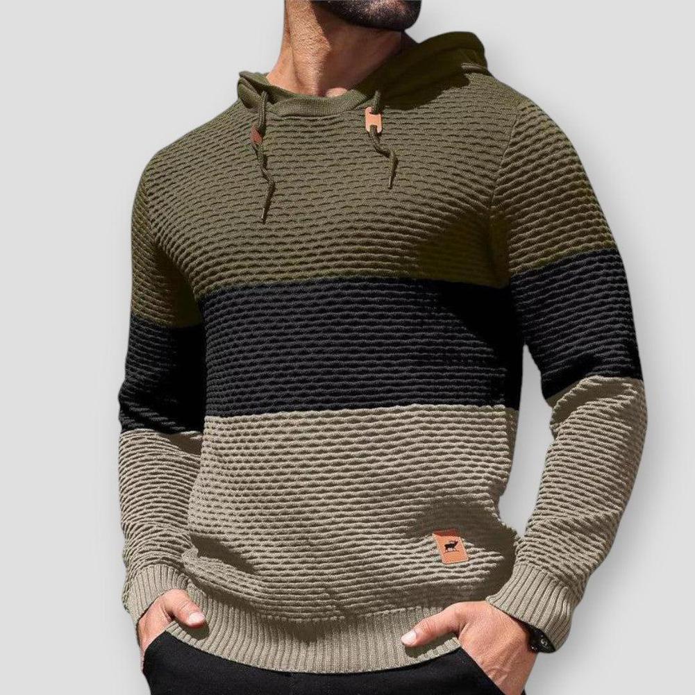 Saint Morris Milton Knitted Hooded Sweater