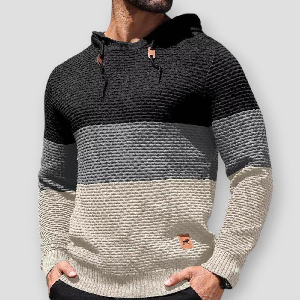Saint Morris Milton Knitted Hooded Sweater