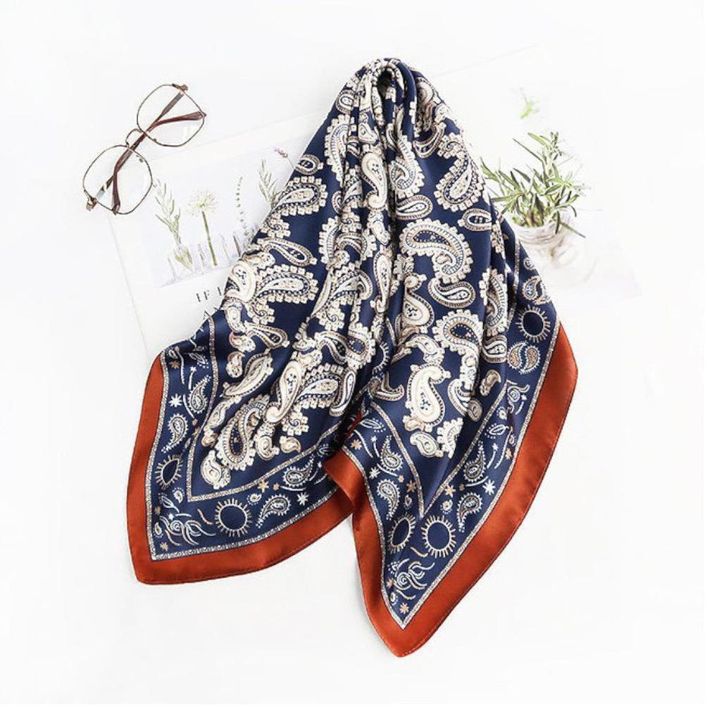Saint Morris Moline Silk Scarf Printed