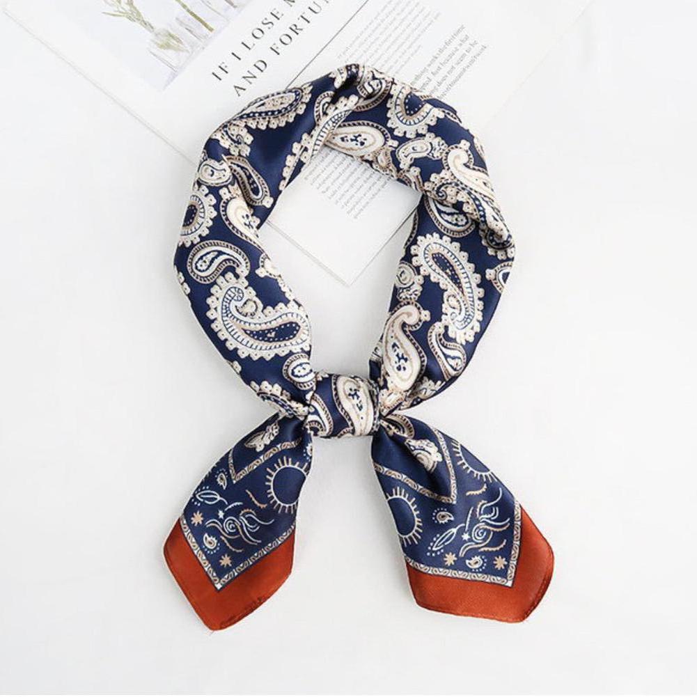 Saint Morris Moline Silk Scarf Printed