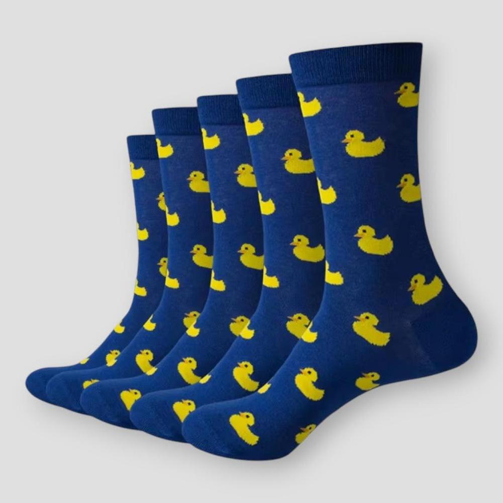 Saint Morris Rogers 5 pairs Duck Cartoon Crew Socks