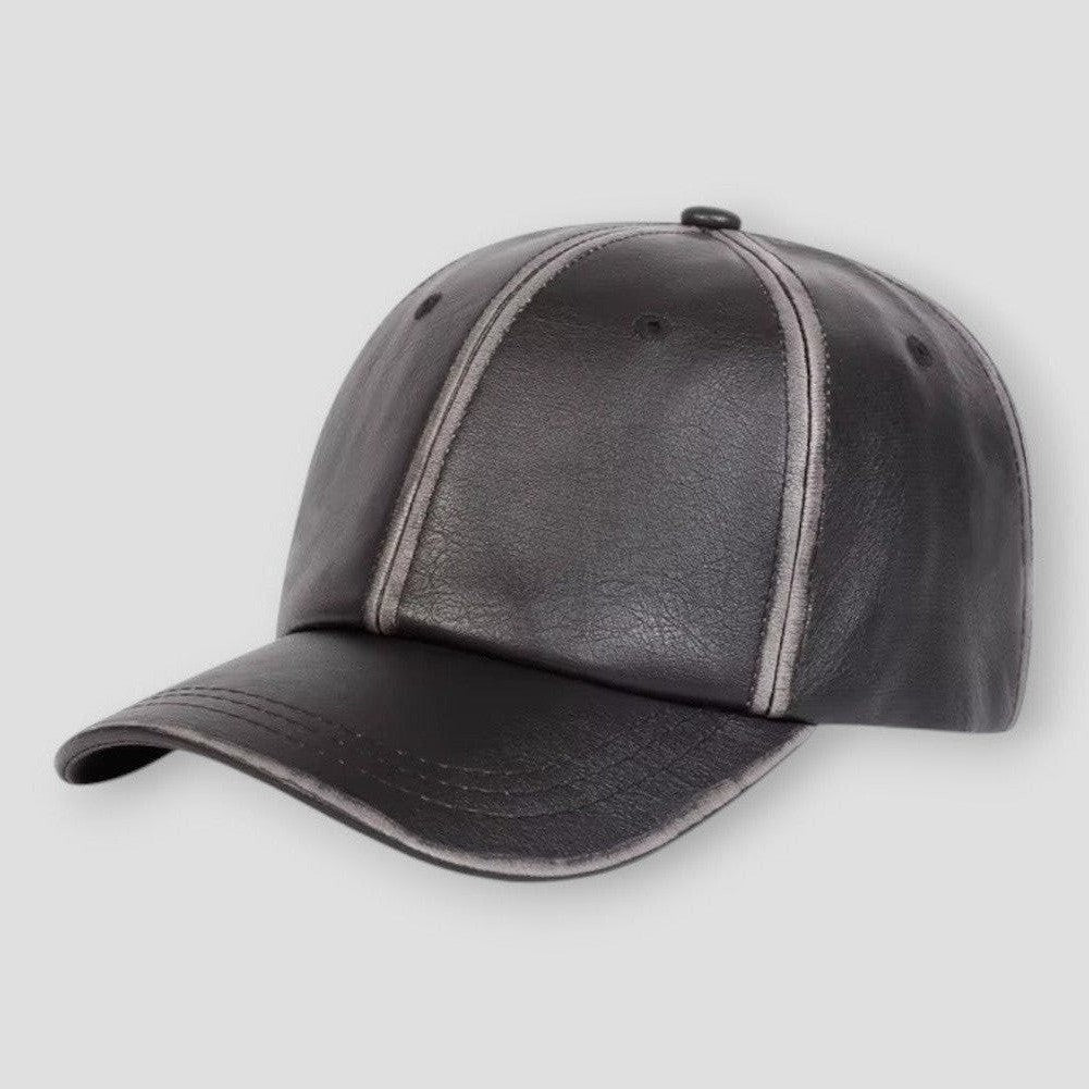 Saint Morris Seattle Adjustable Leather Cap