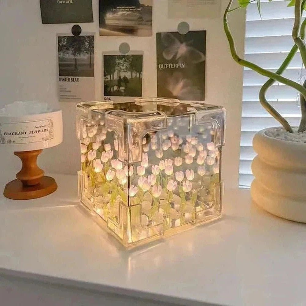 Saint Morris Tulip Cube Night Lamp