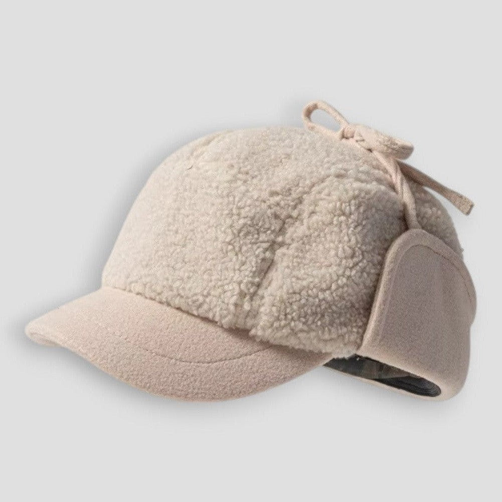 Sky Madrid Boston Retro Plush Hat