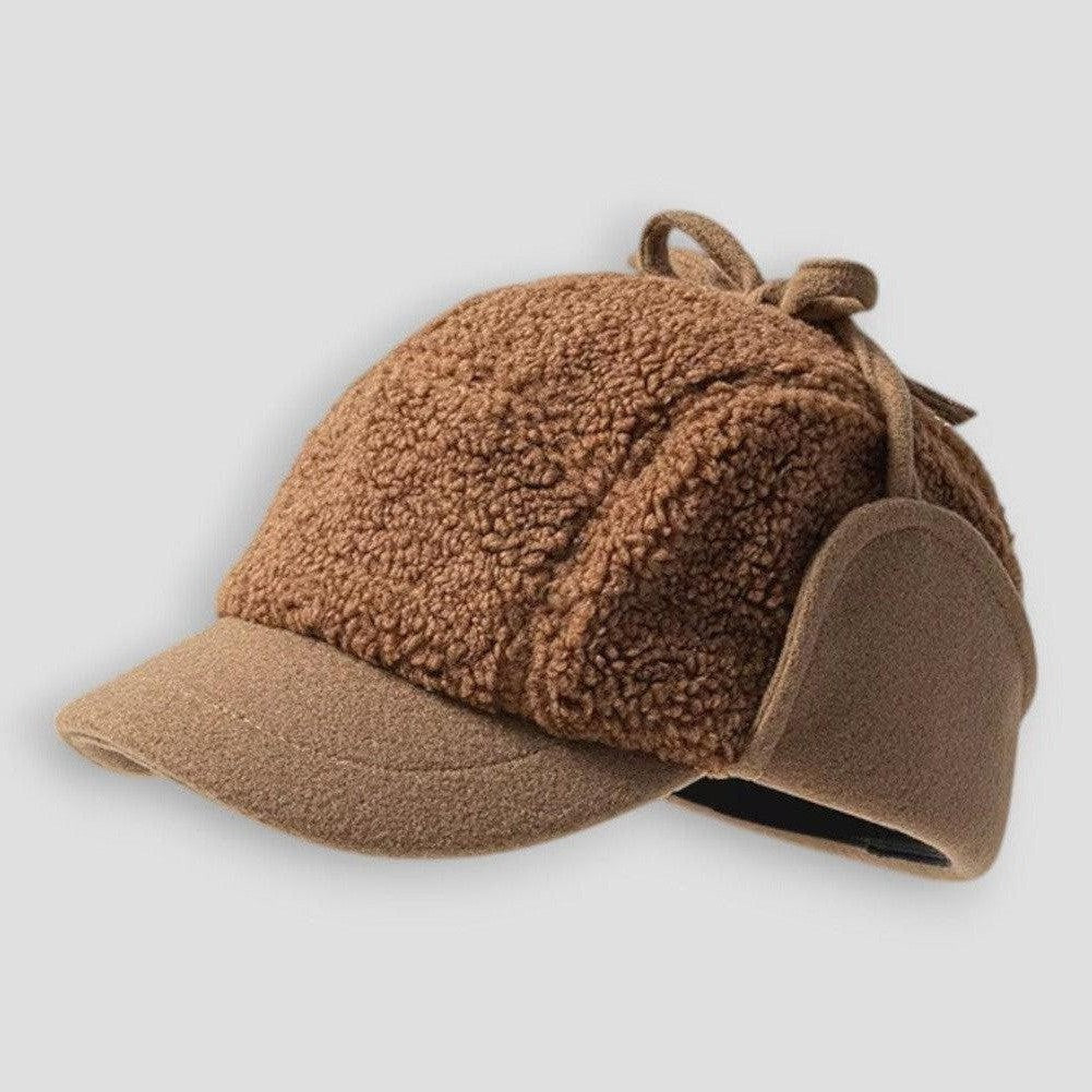 Sky Madrid Boston Retro Plush Hat