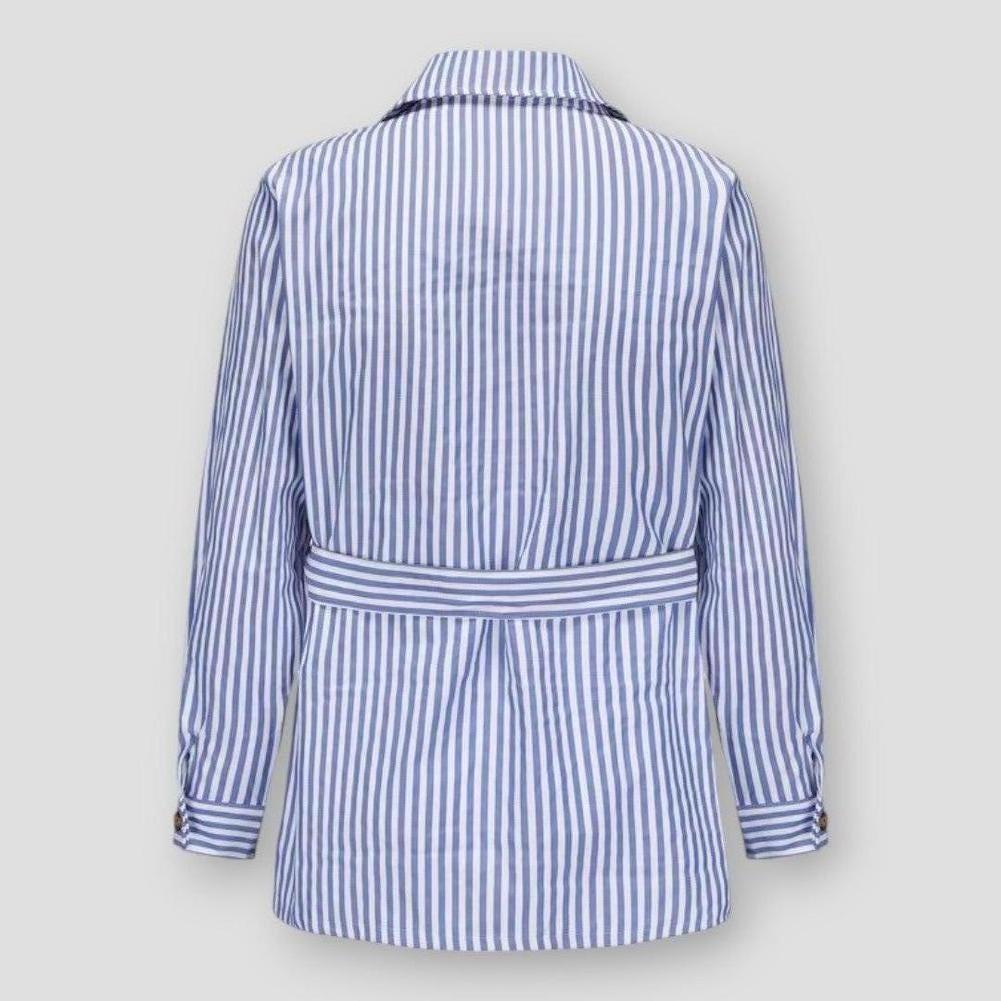 Sky Madrid Ely Striped Multi Pocket Long Sleeve