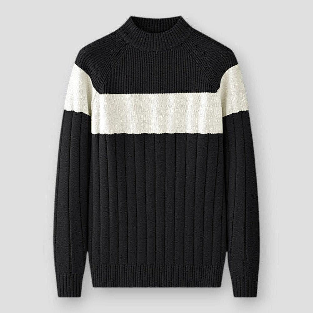 Sky Madrid Erie Color Contrast Knitted Sweater