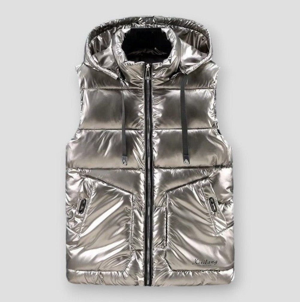 Sky Madrid Eugene Sleeveless Hooded Warm Vest