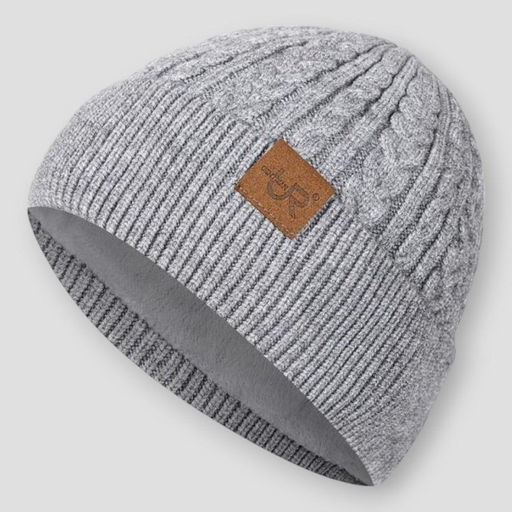 Sky Madrid Fleece Logo Beanie