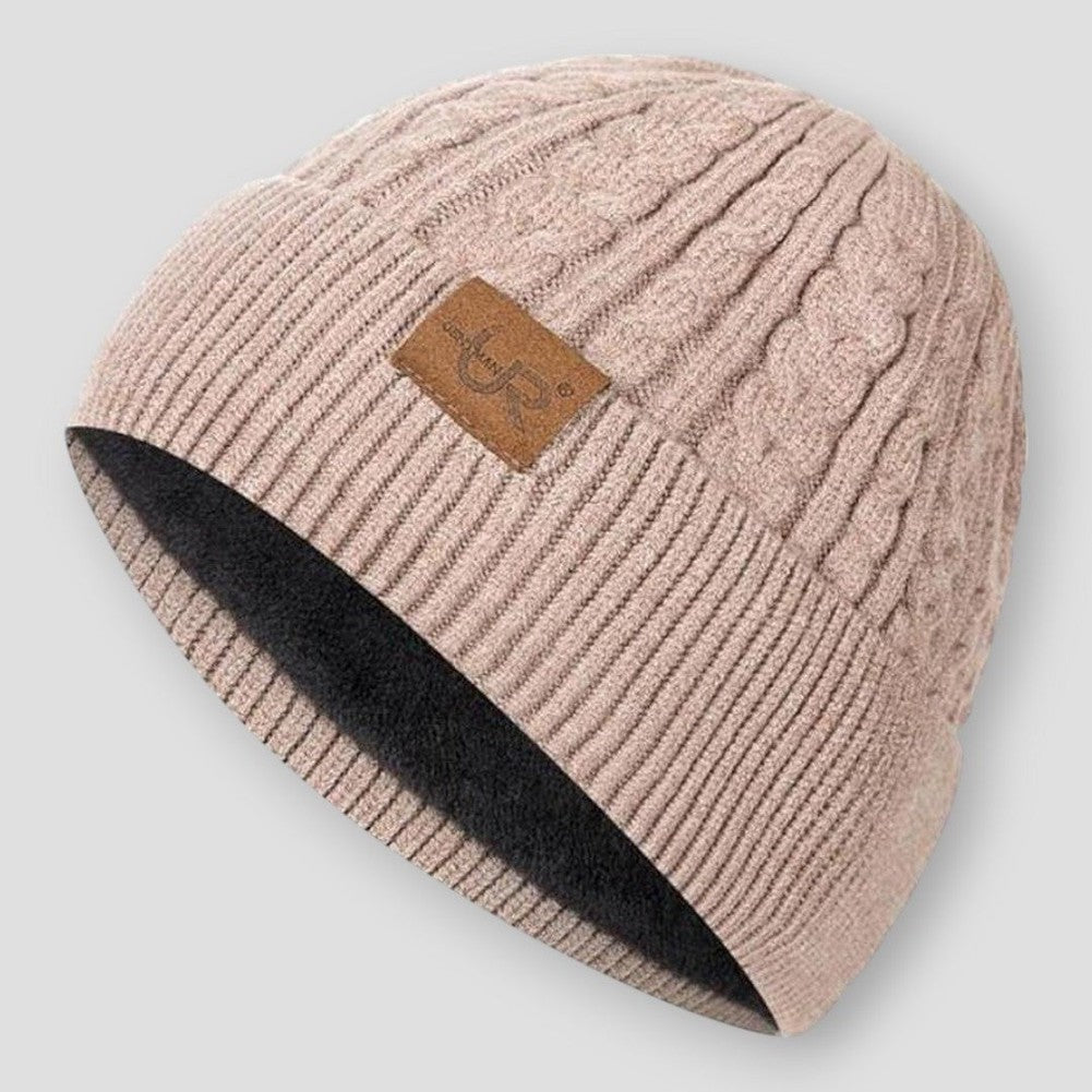 Sky Madrid Fleece Logo Beanie