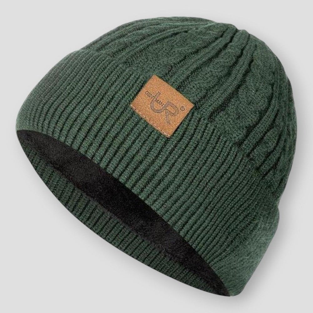 Sky Madrid Fleece Logo Beanie